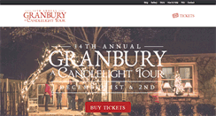 Desktop Screenshot of granburycandlelighttour.com